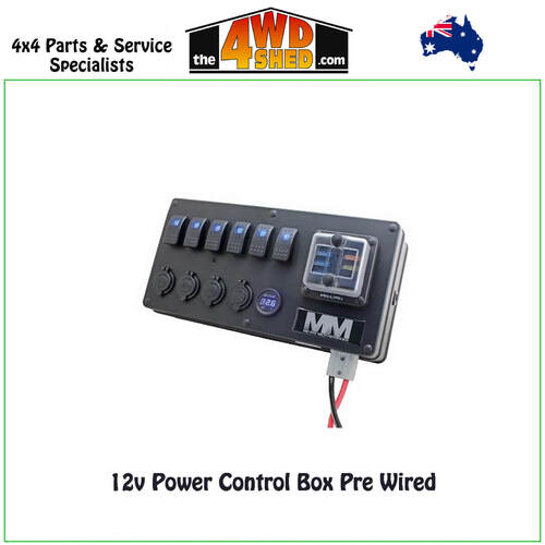 12v Power Switch Control Box Pre Wired DIY