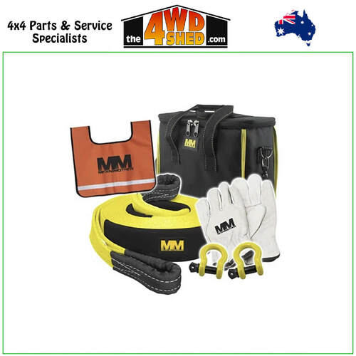 5 Piece Recovery Combo Kit 8000kg inc Heavy Duty Bag