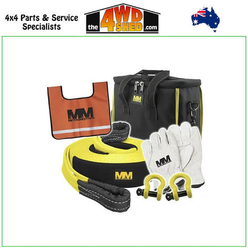 5 Piece Recovery Combo Kit 11000kg inc Heavy Duty Bag