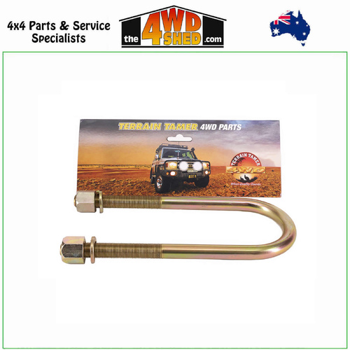 U Bolt Fortified Round Top 76 78 79 Series Toyota Landcruiser -  230x85x16mm