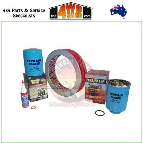 Terrain Tamer Filter Kit Nissan Navara D21 TD25 TD27 2/1988-6/1992