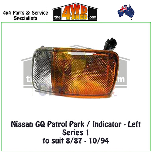 Nissan GQ Patrol Series 1 Front Park/Indicator Light- L/H
