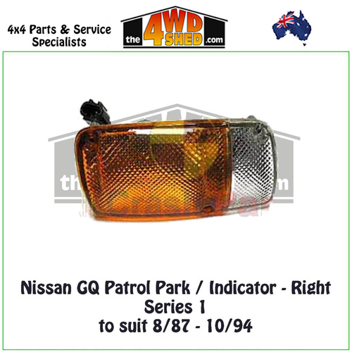 Nissan GQ Patrol Series 1 Front Park/Indicator Light- R/H