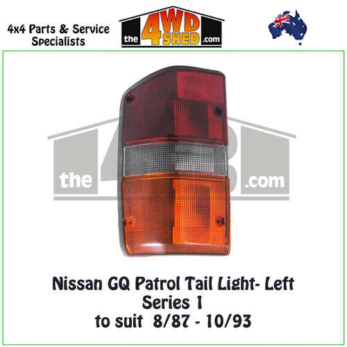 Nissan GQ Patrol Series 1 Tail Light 8/87-10/93 - Left