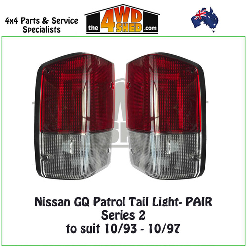 Nissan GQ Patrol Series 2 Tail Lights 10/93-10/97 - Pair