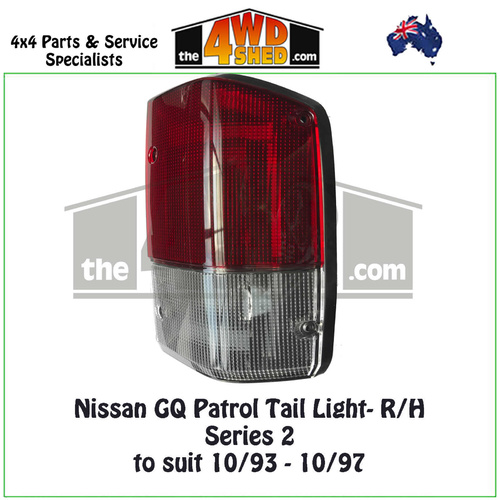 Nissan GQ Patrol Series 2 Tail Light 10/93-10/97 - Right