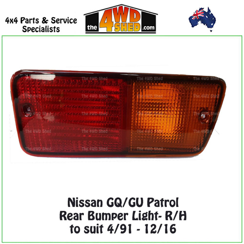 Nissan GQ / GU Patrol Rear Bumper Light - R/H