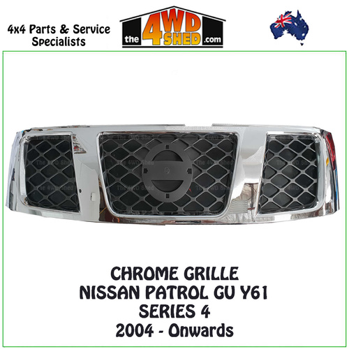 GU Nissan Patrol Chrome Grille 2004-Onwards