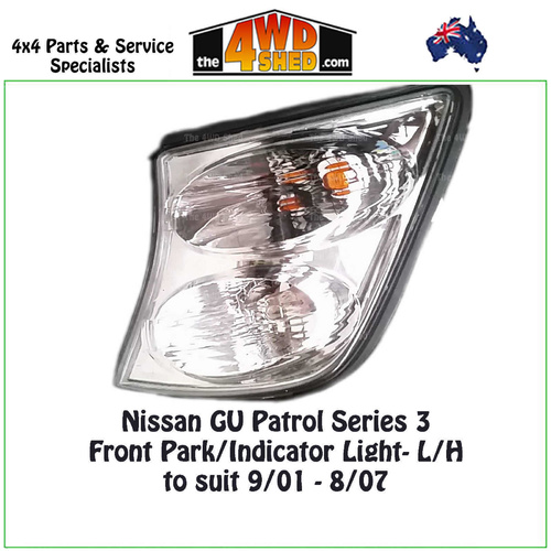 Nissan GU Patrol Series 3 Front Park/Indicator Light- L/H