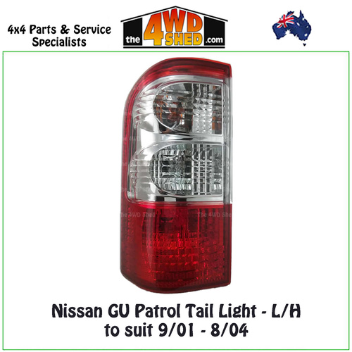 Nissan GU Patrol Wagon Tail Light  9/01-8/04  - Left
