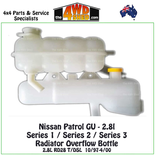 Nissan Patrol GU 2.8l Radiator Overflow Bottle
