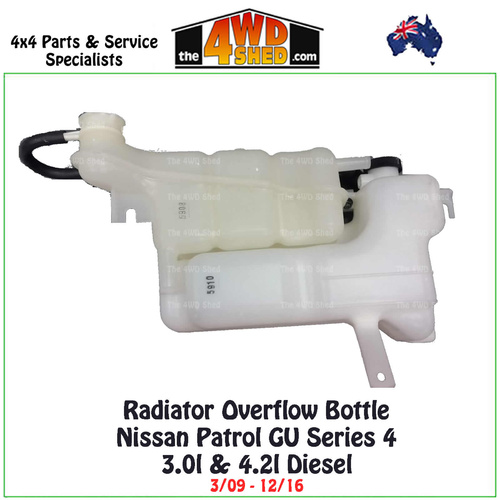 Nissan Patrol GU 3.0l & 4.2l Diesel Radiator Overflow Bottle