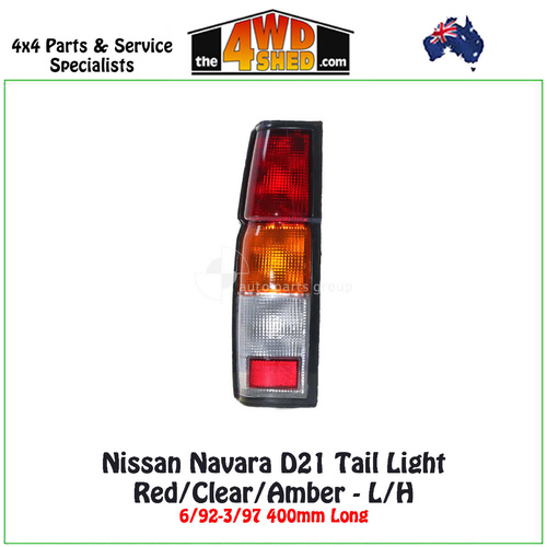 Nissan Navara D21 Tail Light 6/92-3/97 400mm - Left