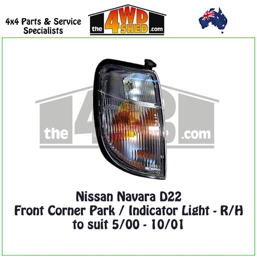 Nissan Navara D22 Front Corner Park / Indicator Light - R/H
