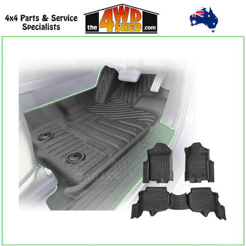 5D TPE Molded Floor Mats Ford Everest UA 2015-2022