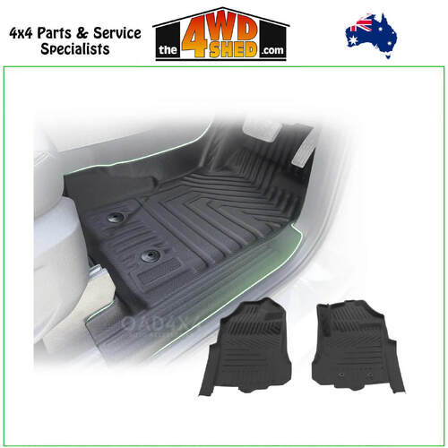 5D TPE Molded Floor Mats Ford Ranger Next Gen Single Extra Cab 2022+