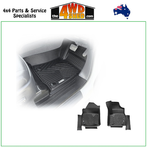 5D TPE Molded Floor Mats Toyota Hilux N90 Single Extra Cab 2025-On Auto Trans