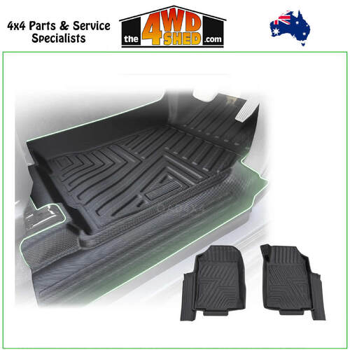 5D TPE Molded Floor Mats Isuzu DMAX Single Extra Cab 2012-2020