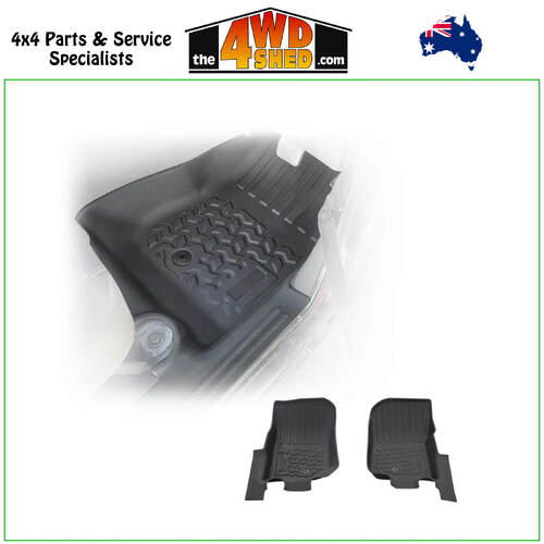 5D TPE Molded Floor Mats Jeep Wrangler JK Series 2 Door 2007-2018