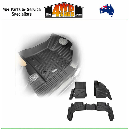 5D TPE Molded Floor Mats Toyota Landcruiser 300 Series