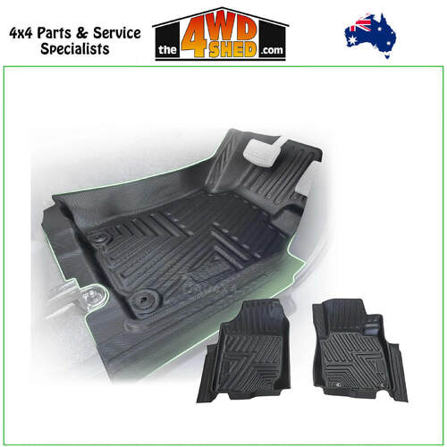 5D TPE Molded Floor Mats Mitsubishi Triton ML MN Single Extra Cab 2006-2015