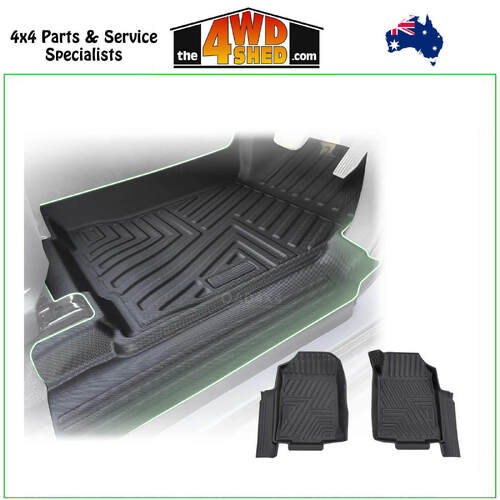 5D TPE Molded Floor Mats Holden Colorado RG Single Extra Cab 2012+