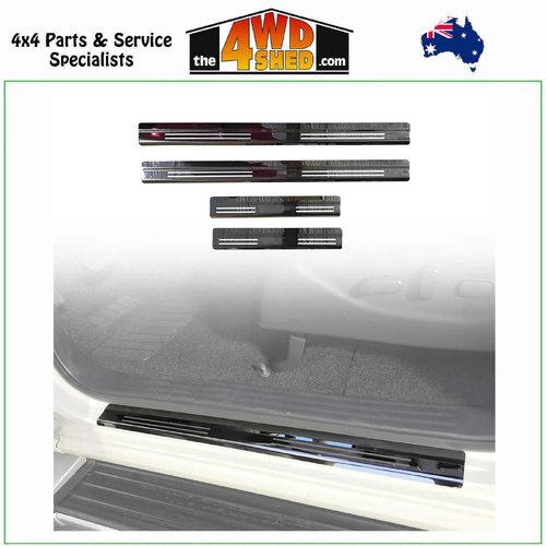Stainless Door Sill Protector Nissan Navara NP300 D23 Dual Cab 2015-On