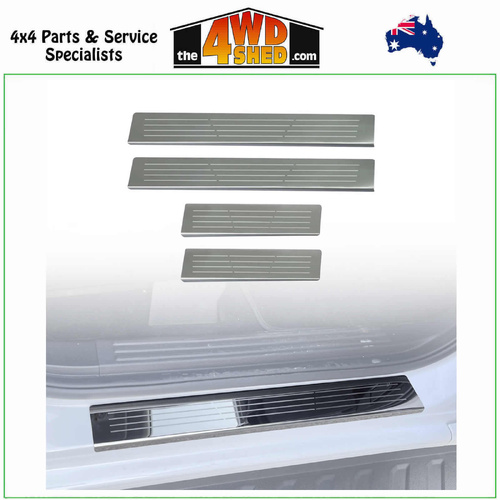 Stainless Door Sill Protector Ford Ranger PX Dual Cab 2011-2022
