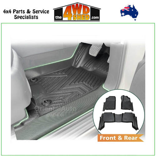 5D TPE Molded Floor Mats Nissan Patrol Y62 2012+