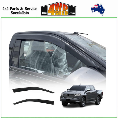 Injection Molded Weather Shields Mazda BT50 TF Single & Extra Cab 2020-On