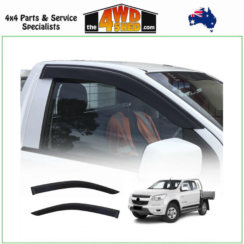 Injection Molded Weather Shields Isuzu DMAX Single & Extra Cab 2012-2020