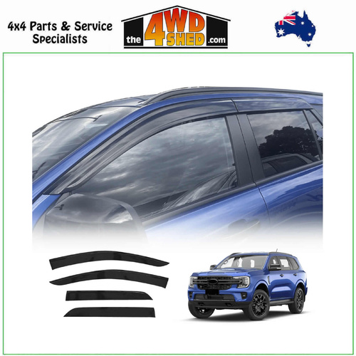 Injection Molded Weather Shields Ford Everest Next Gen 2022-On