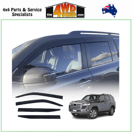 Injection Molded Weather Shields Toyota Landcruiser 300 Series