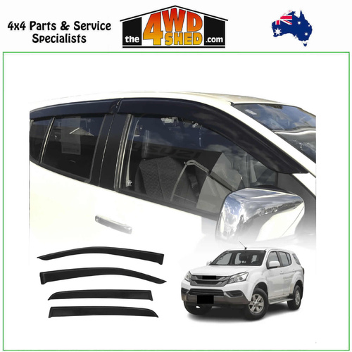 Injection Molded Weather Shields Isuzu MUX 2013-2021
