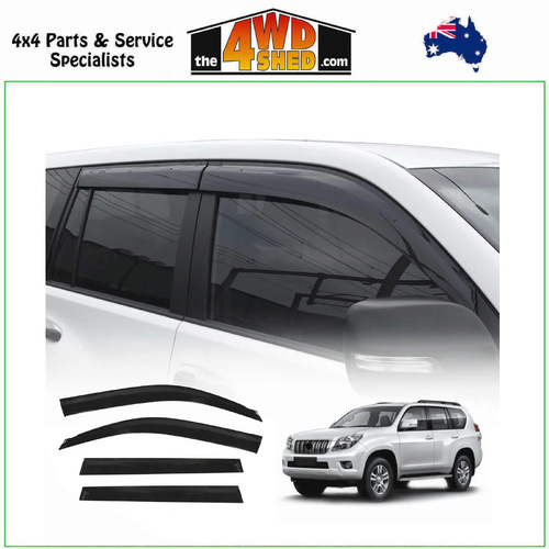 Injection Molded Weather Shields Toyota Landcruiser Prado 150 Series