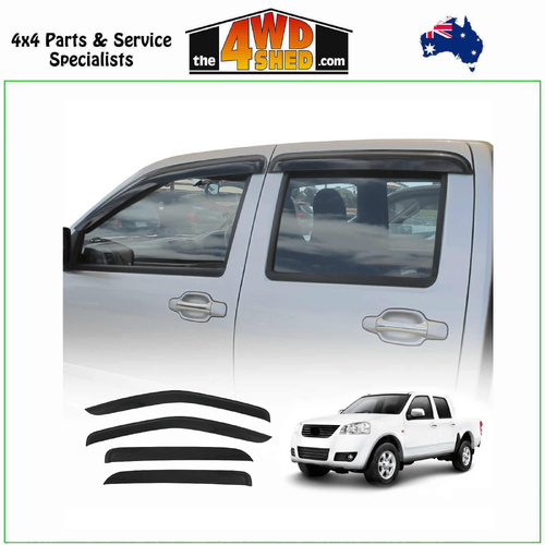 Weather Shields Great Wall V200 V240 Dual Cab 2009-2016 