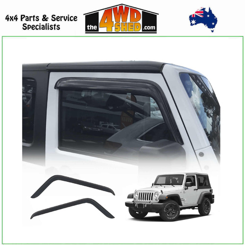 Weather Shields Jeep Wrangler JK Series 2 Door 2007-2018