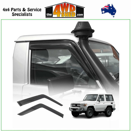 Weather Shields Toyota 76 78 79 Series Landcruiser 2007-On (2 Piece)