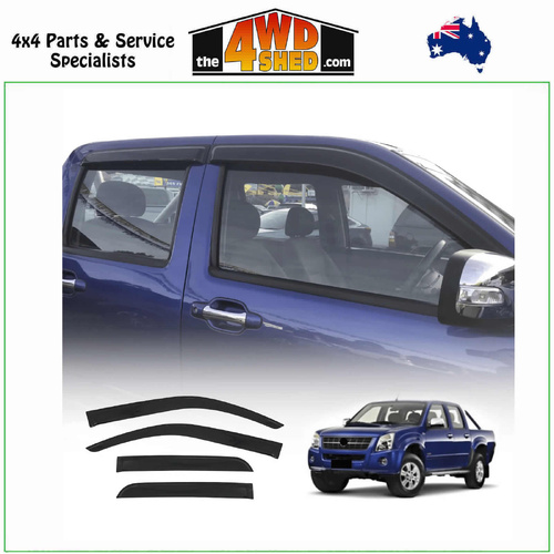 Weather Shields Holden Rodeo Dual Cab 2003-2008