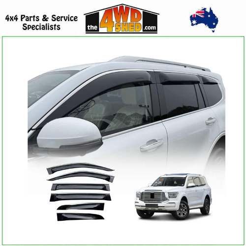  Widened Stainless Edge Weather Shields Great Wall Motors GWM Tank 500