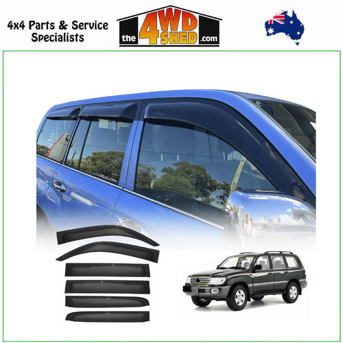 Widened Weather Shields Toyota Landcruiser 100 105 Series 1998-2007