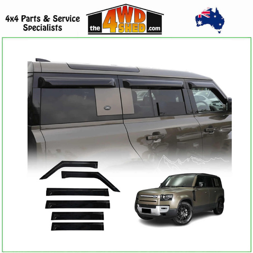 Widened Weather Shields Landrover Defender L663 110 130 2020-On (6 Piece)