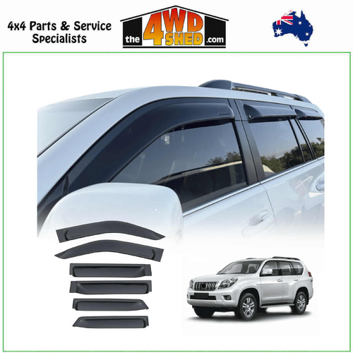 Widened Weather Shields Toyota Prado 150 Series 2009-2024