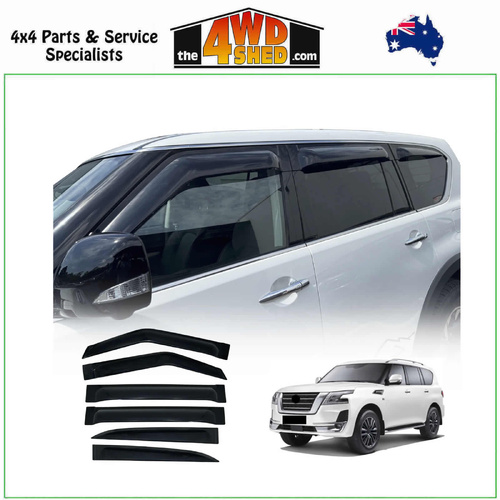 Widened Weather Shields Nissan Patrol Y62 2012-On 
