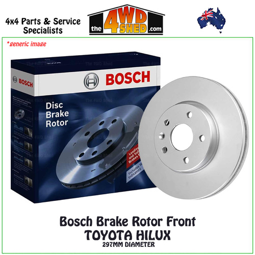 Bosch Brake Rotor Toyota Hilux Front