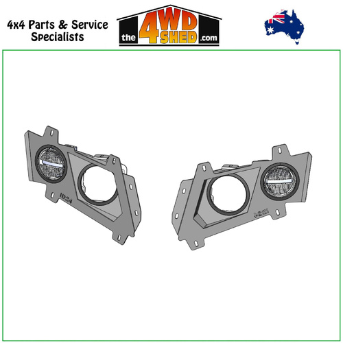 Light Frame to suit Isuzu D-MAX Loop Bull Bar 11/2023-On