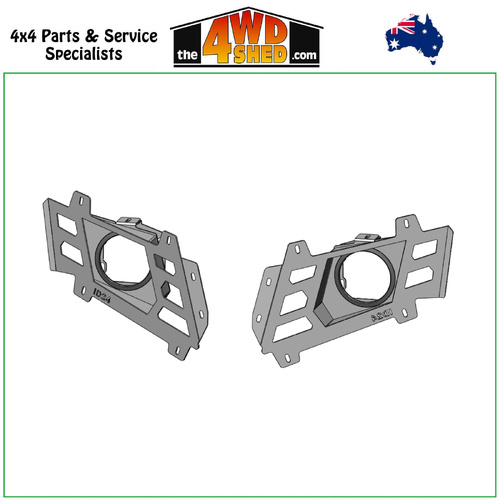 Light Frame to suit Isuzu D-MAX NON Loop Bull Bar 11/2023-On