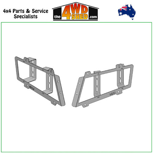Double Cube Light Bracket to suit Isuzu D-MAX NON Loop Bull Bar 11/2023-On