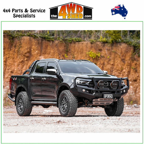 Genesis Loop Winch Bull Bar Mazda BT50 7/2020-On - Black Tow Points & Grey Bash Plates