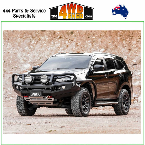 Genesis Loop Winch Bull Bar Isuzu MUX 6/2021-10/2024 - Orange Tow Points & Grey Bash Plates